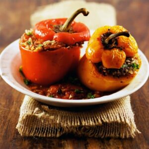 Stuffed Bell peppers.