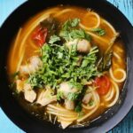 Hot and Sour Thai Chicken Noodle Soup