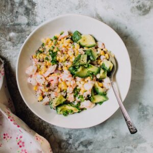 Shrimp Ceviche Recipe with Corn and Avocado | Foodess.com