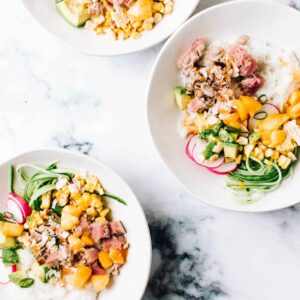 Seared Tuna Poke Bowl | Foodess Recipes