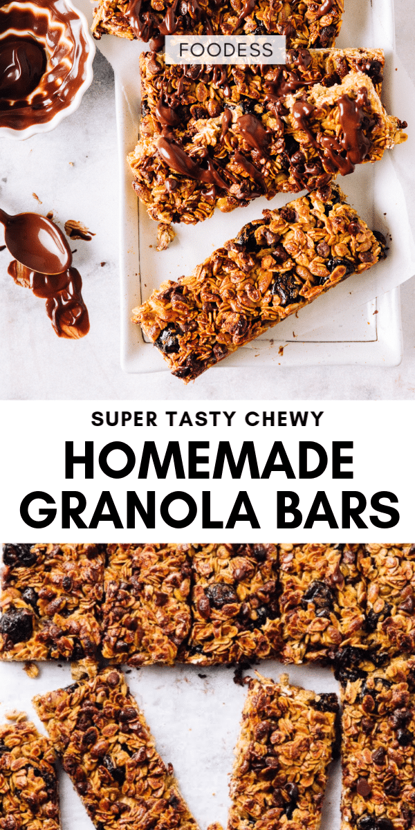 Super-Tasty, Very Easy, Healthy Granola Bars - Foodess