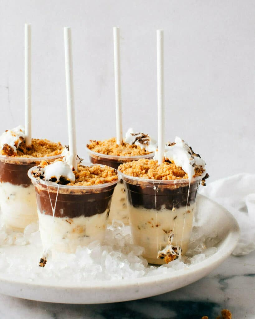 How to Make Frozen S'Mores Ice Cream Pops