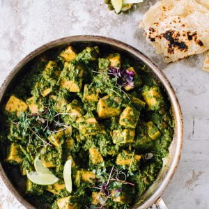 Easy Saag Paneer Spinach Curry Recipe