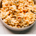 The best macaroni salad recipe, is simple and well-seasoned with a perfectly creamy dressing and just the right ratio of crunchy ingredients to soft macaroni noodles