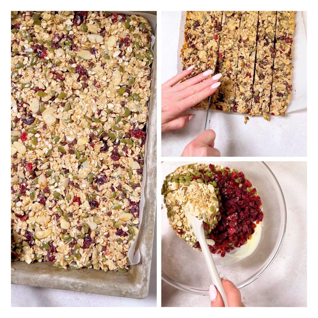 How to make chewy granola bars.
￼