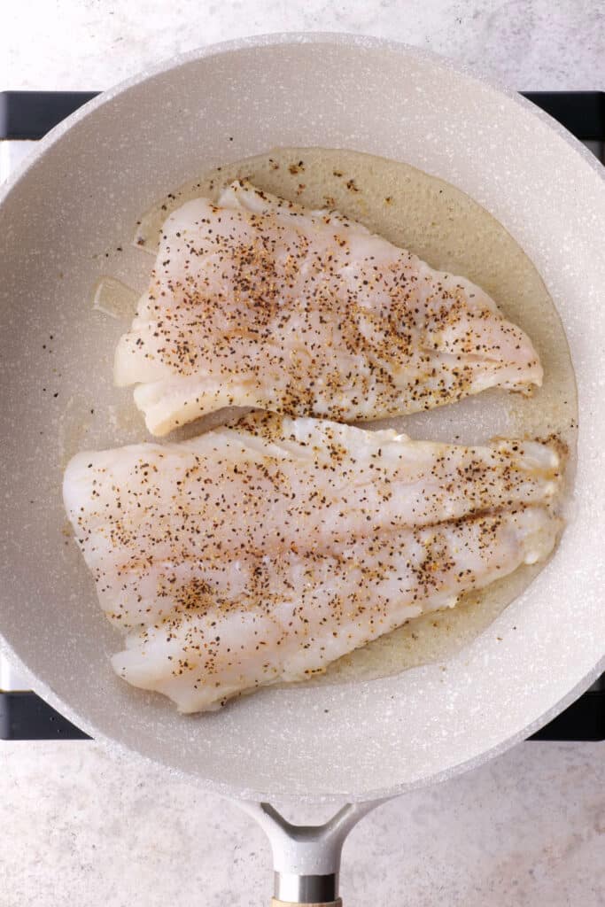 spices on cod