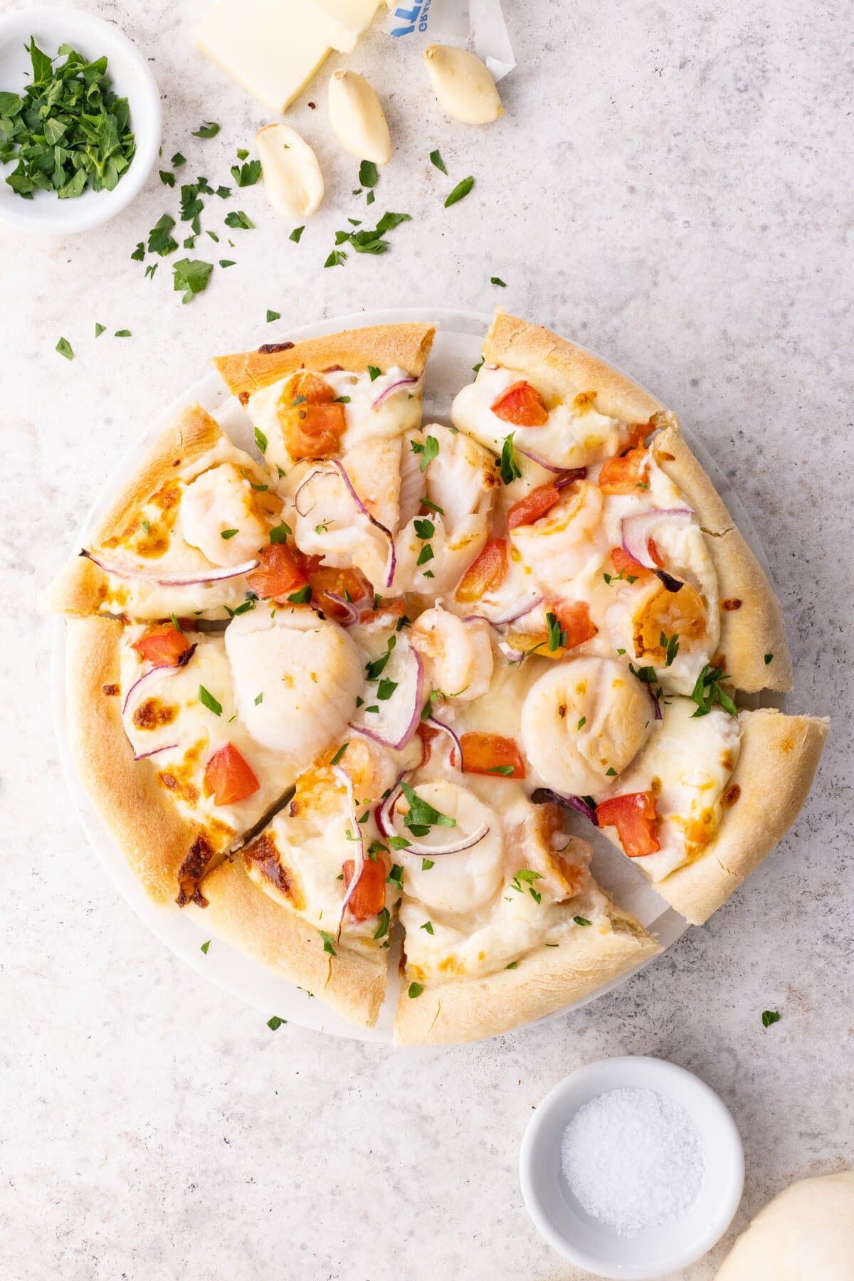 Seafood Pizza (Quick + Easy!) - Foodess