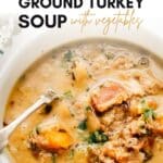 Ground Turkey Soup
