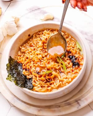 Spicy Ramen Noodles Recipe.