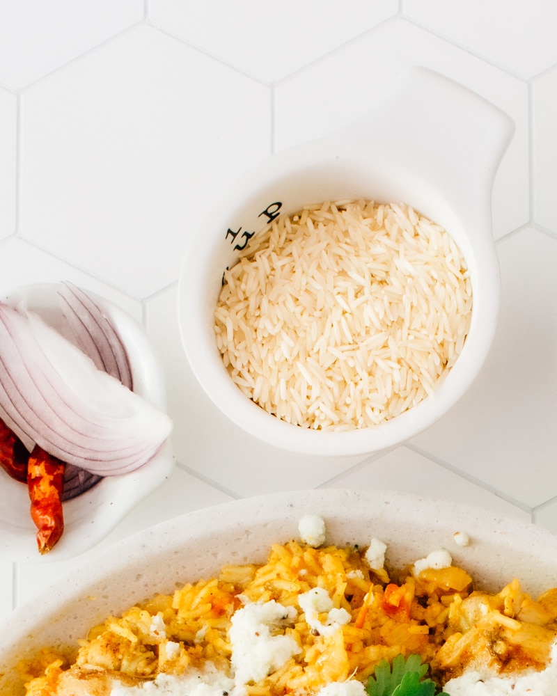 Basmati Rice in Bowl