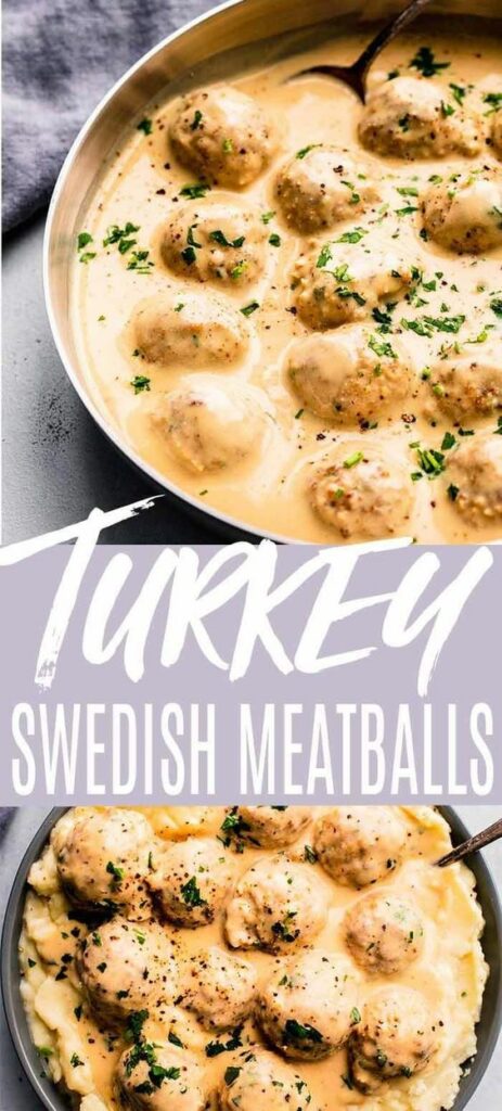 Swedish Turkey Meatballs 