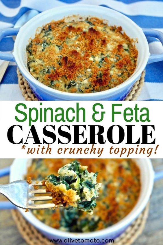 Spinach And Feta Casserole