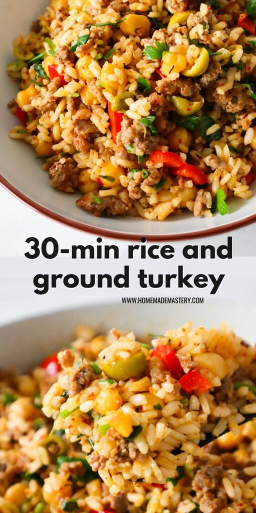 Rice and Ground Turkey