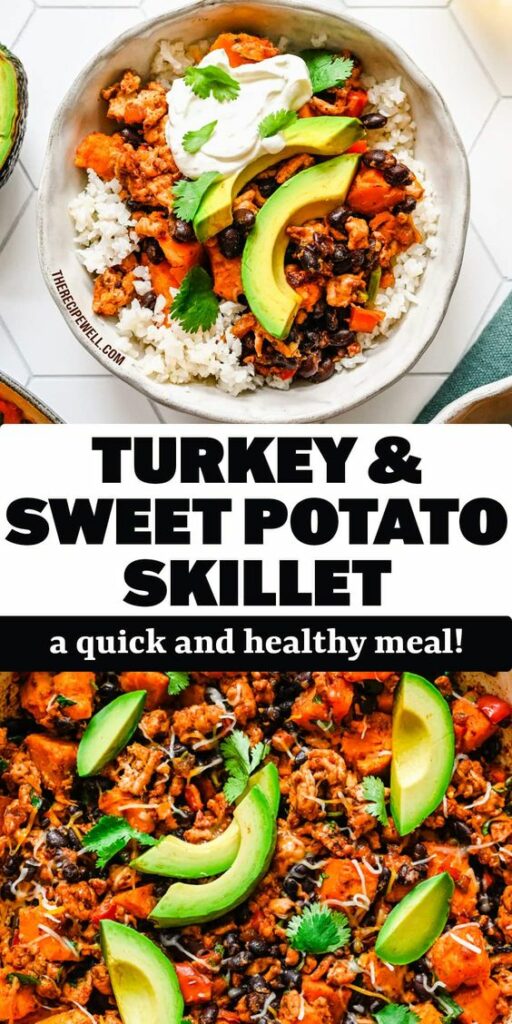Ground Turkey and Sweet Potato Skillet 