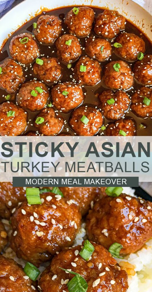 Sticky Asian-glazed Turkey Meatballs 