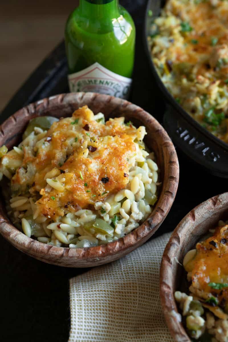 One Skillet Chicken Orzo