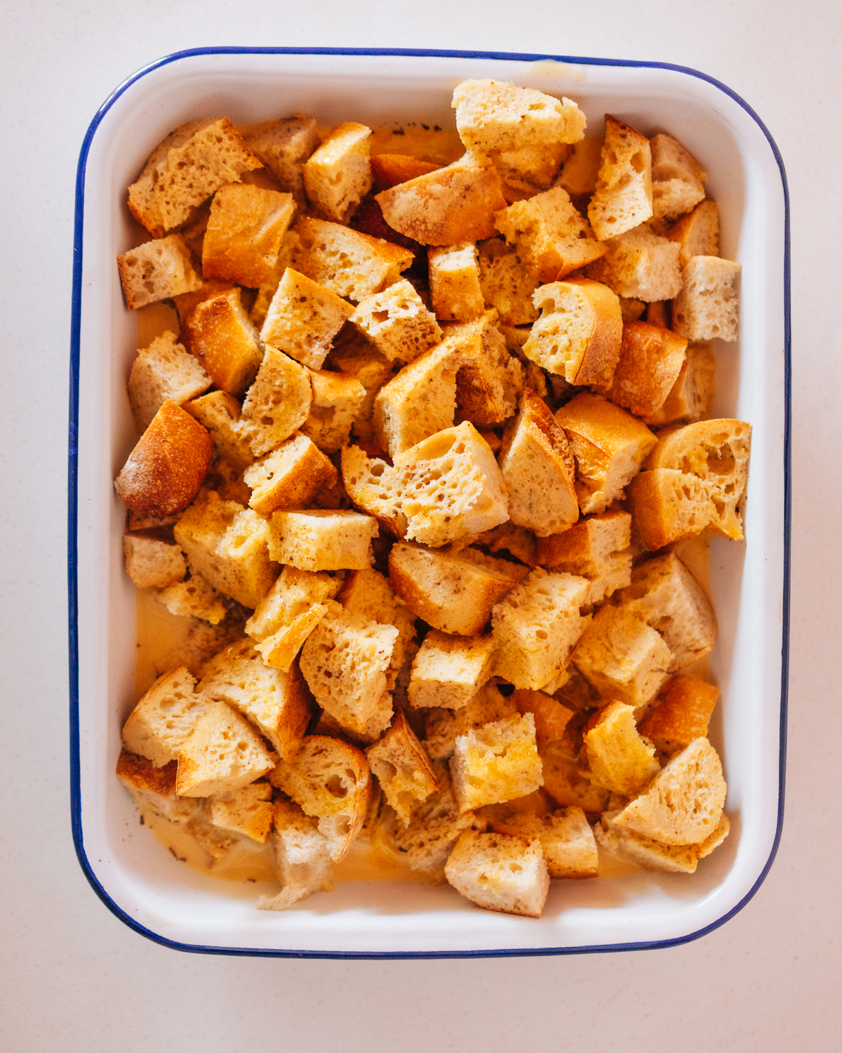 How to make french toast casserole.