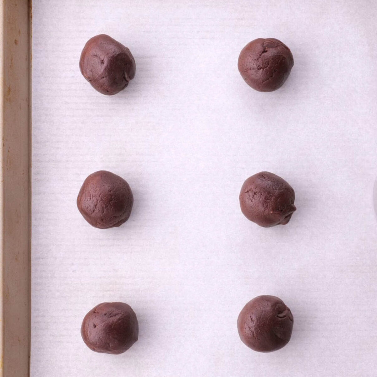 Steps of making brownie cookies.