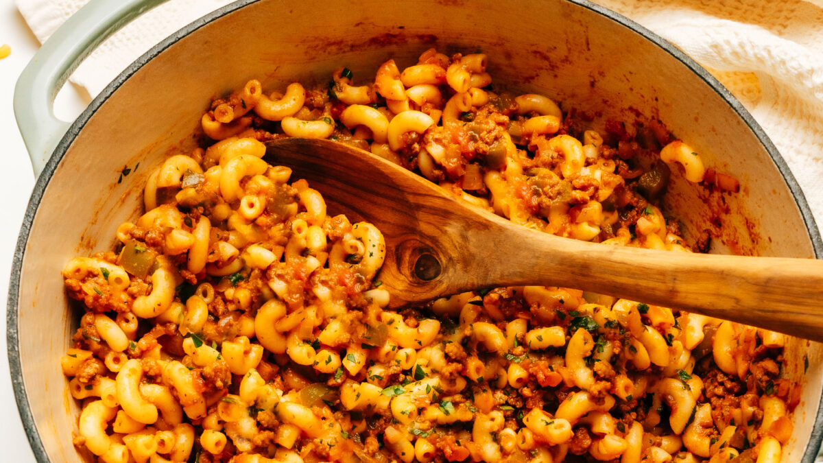 American Beef Goulash (aka Hamburger Chop Suey)