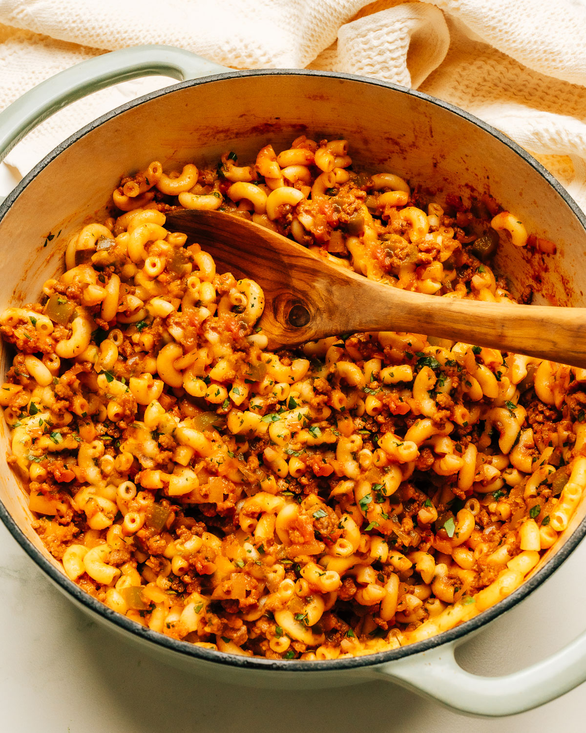 American Beef Goulash (aka Hamburger Chop Suey)