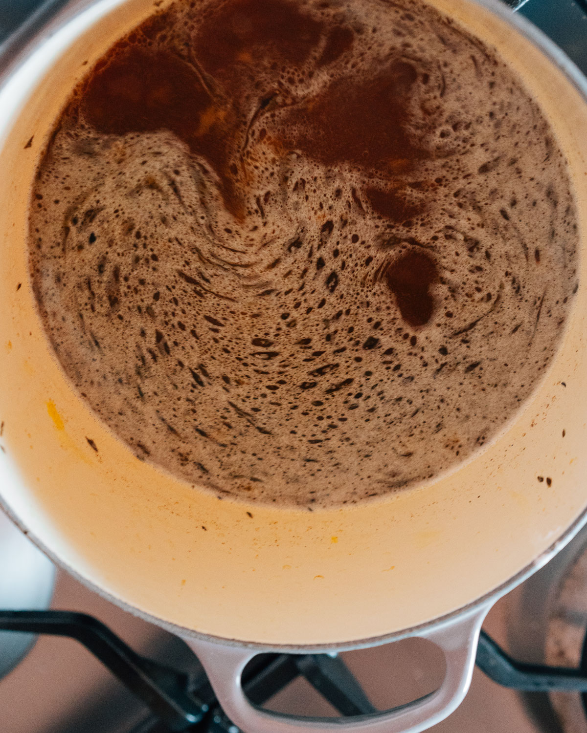 Steps for making chuck roast in crock pot.