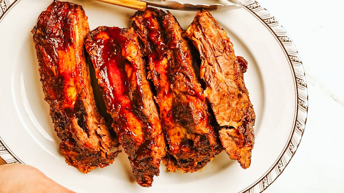 Beef back ribs recipe steps.