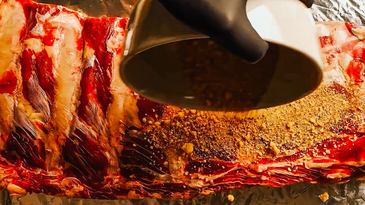 Beef back ribs recipe steps.