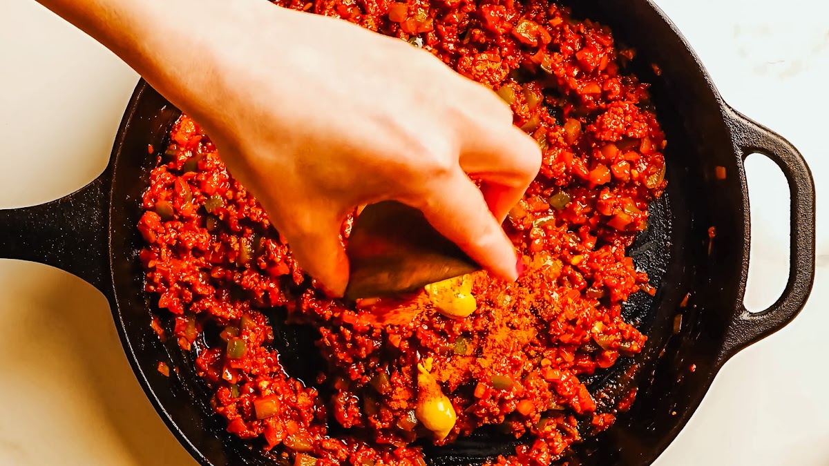 Easy Sloppy Joes recipe steps.