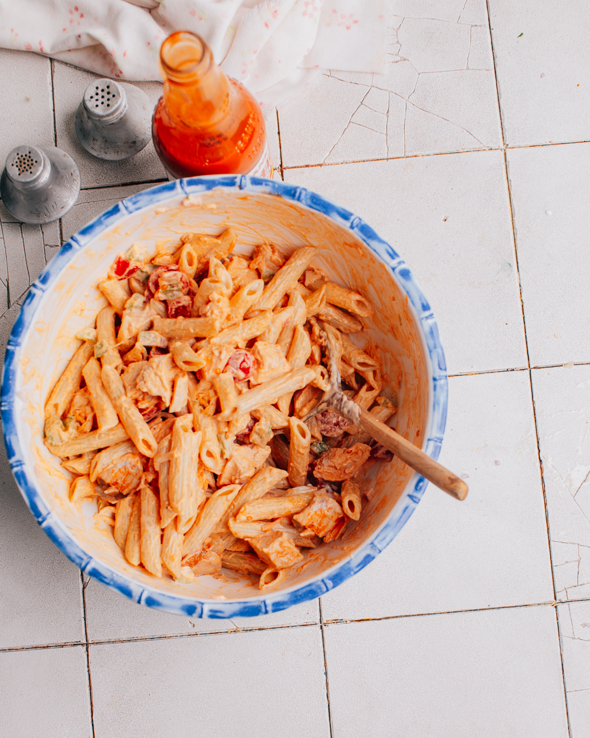 Buffalo Chicken Pasta Salad