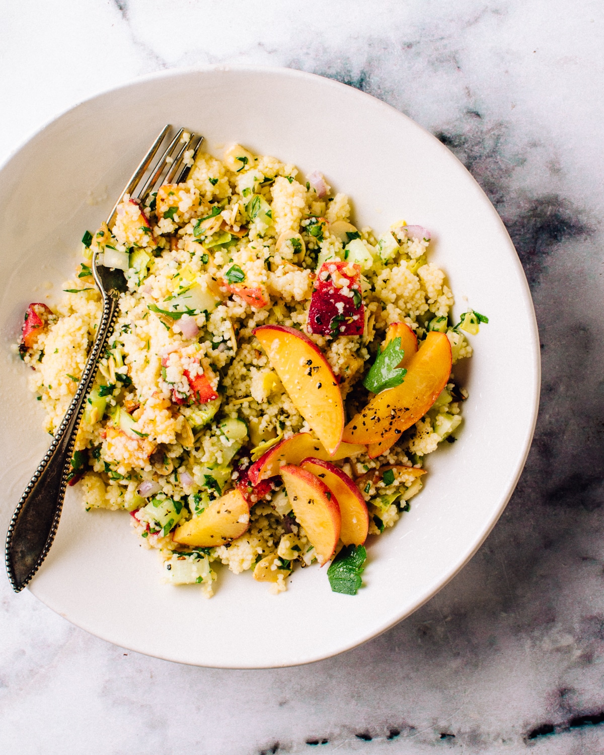 Easy Couscous Salad with Lemon Dressing