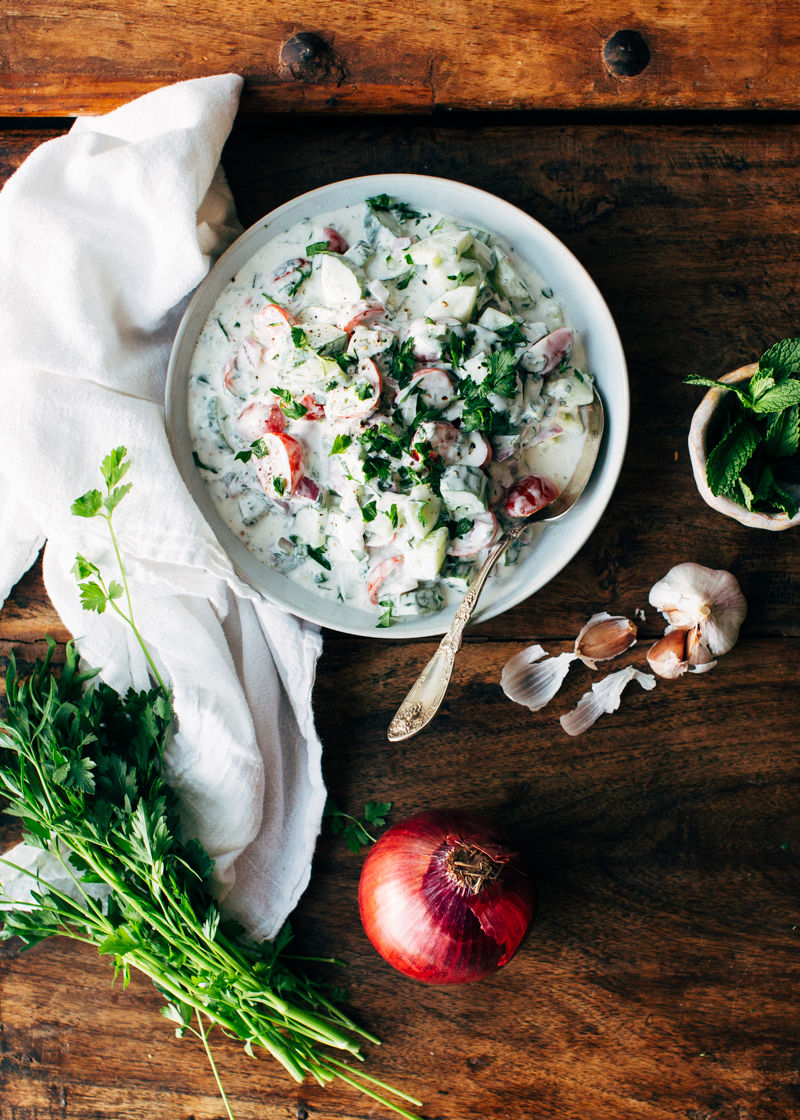 Indian Cucumber Salad with Yogurt
