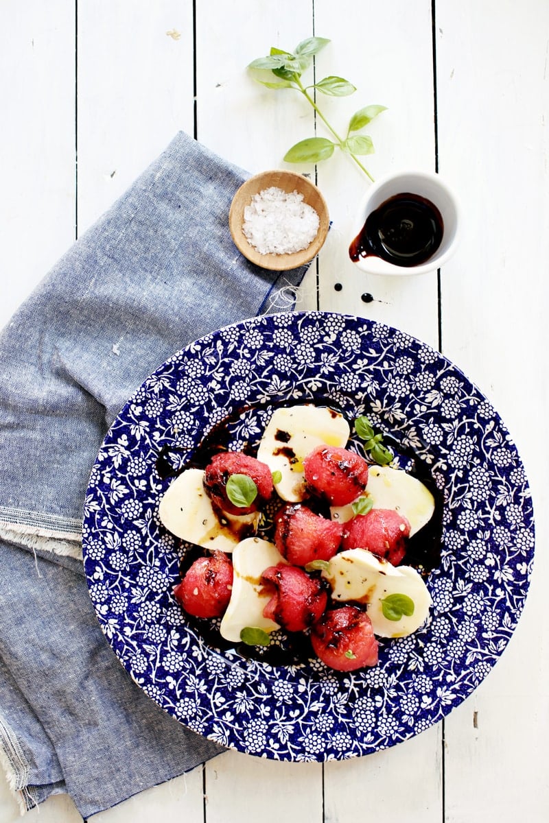 Watermelon Caprese Salad