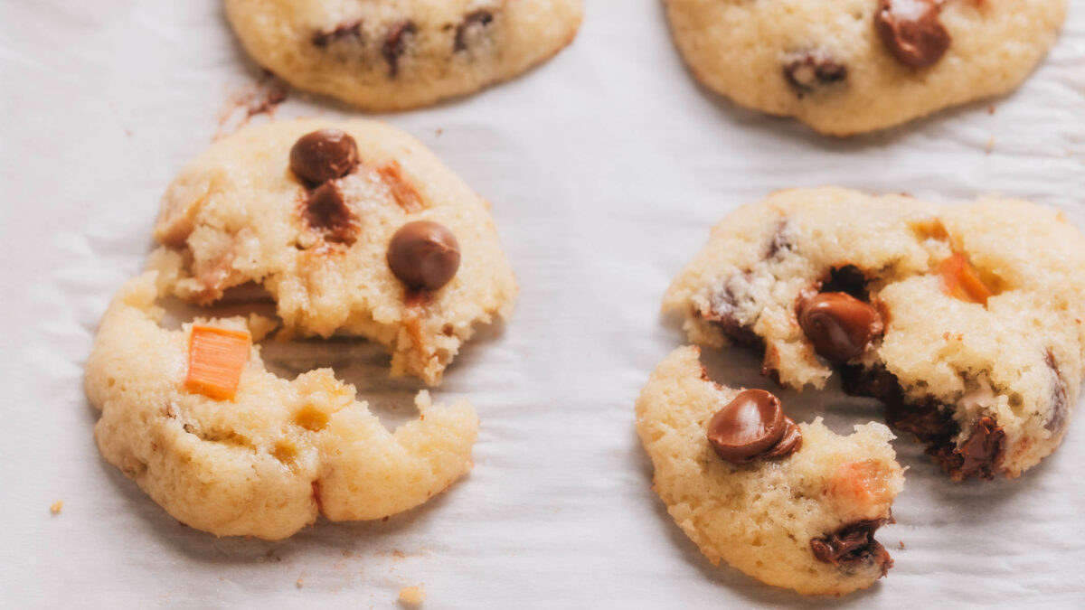 A few of my soft cookies with rhubarb recipes.