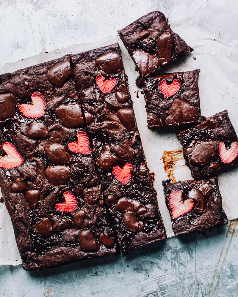 Killer Strawberry Brownies
