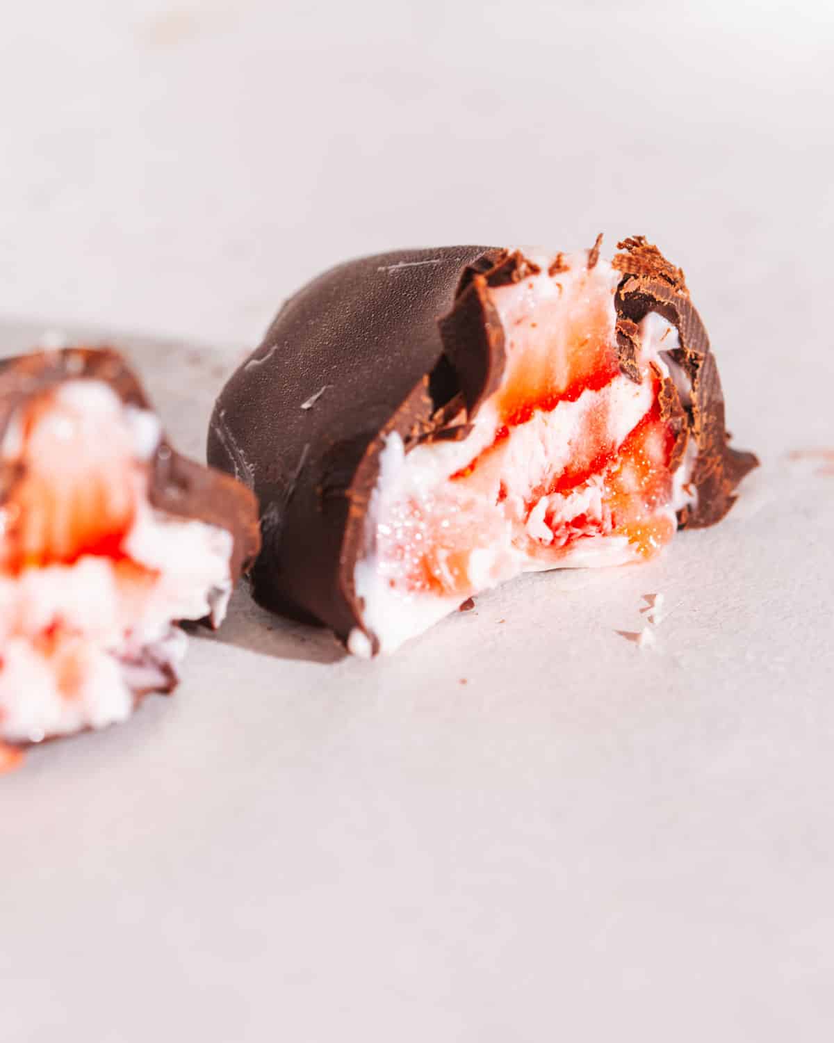 Strawberry Frozen Yogurt Bites Tiktok Viral Recipe