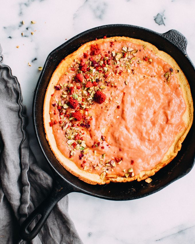 Rhubarb Dutch Baby