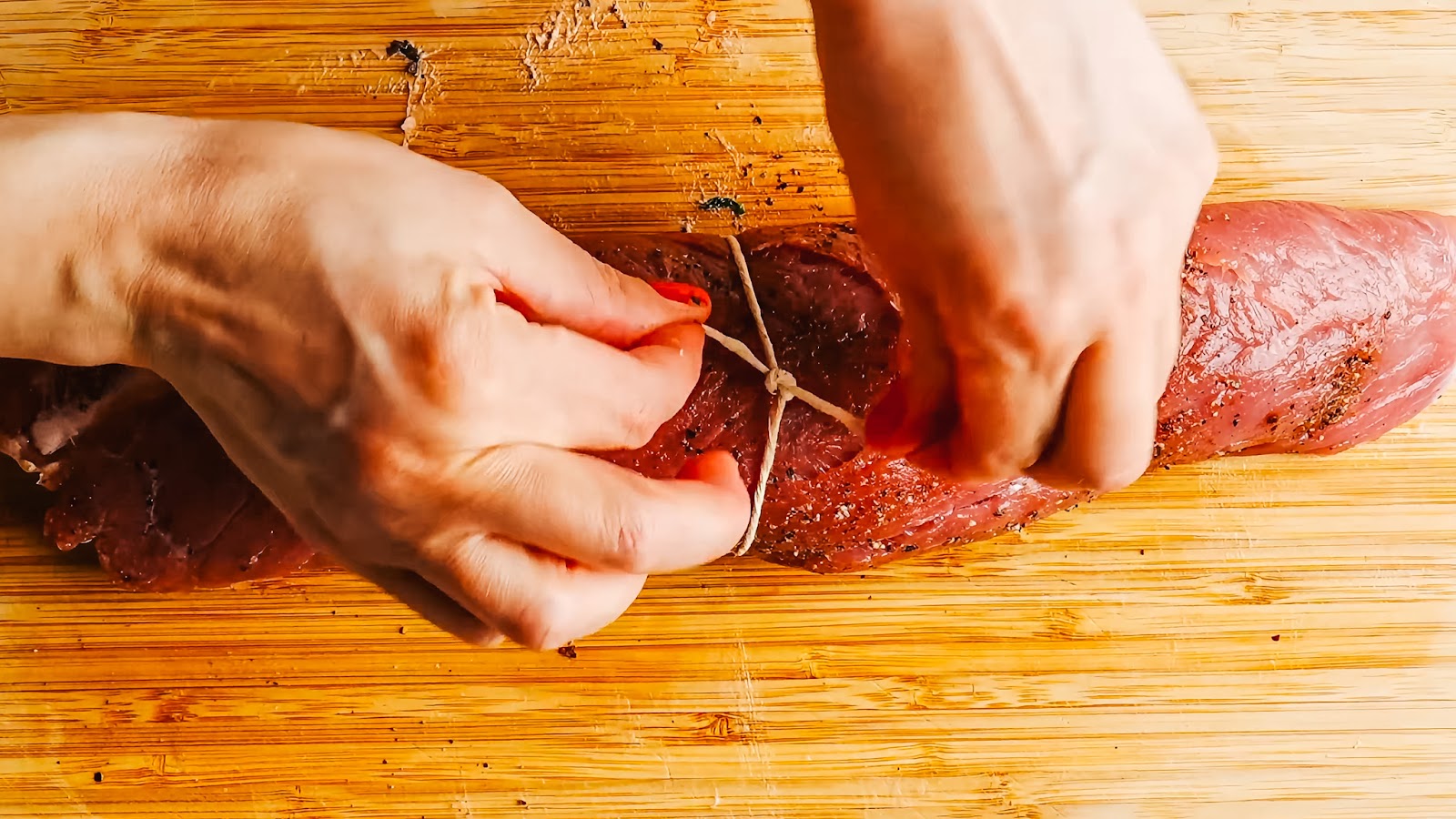 Stuffed Pork Tenderloin recipe steps.
