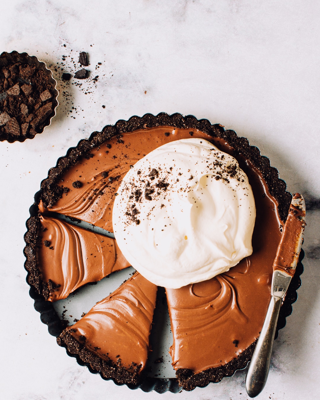 Easiest Chocolate Tart