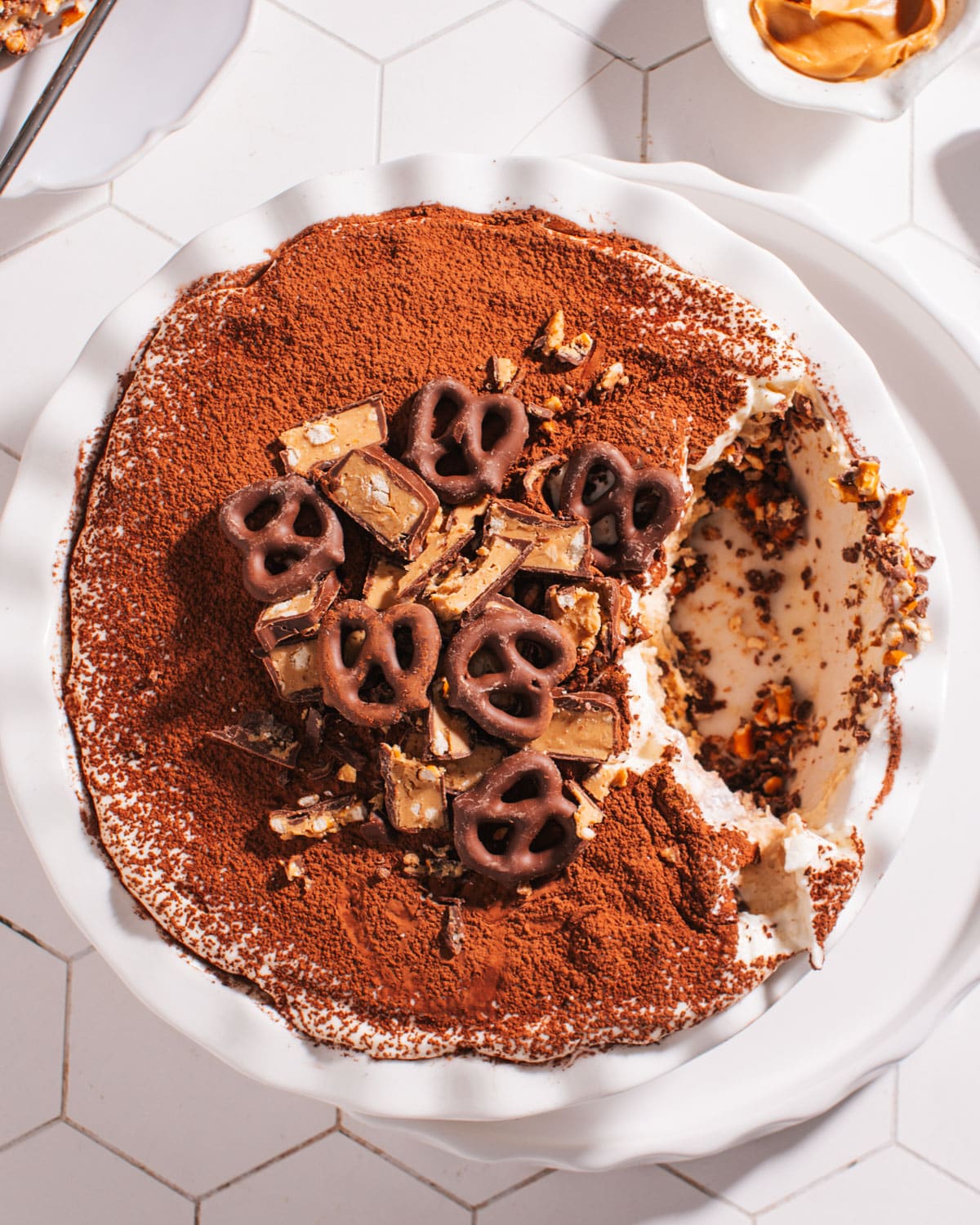 Peanut Butter Pretzel Pie