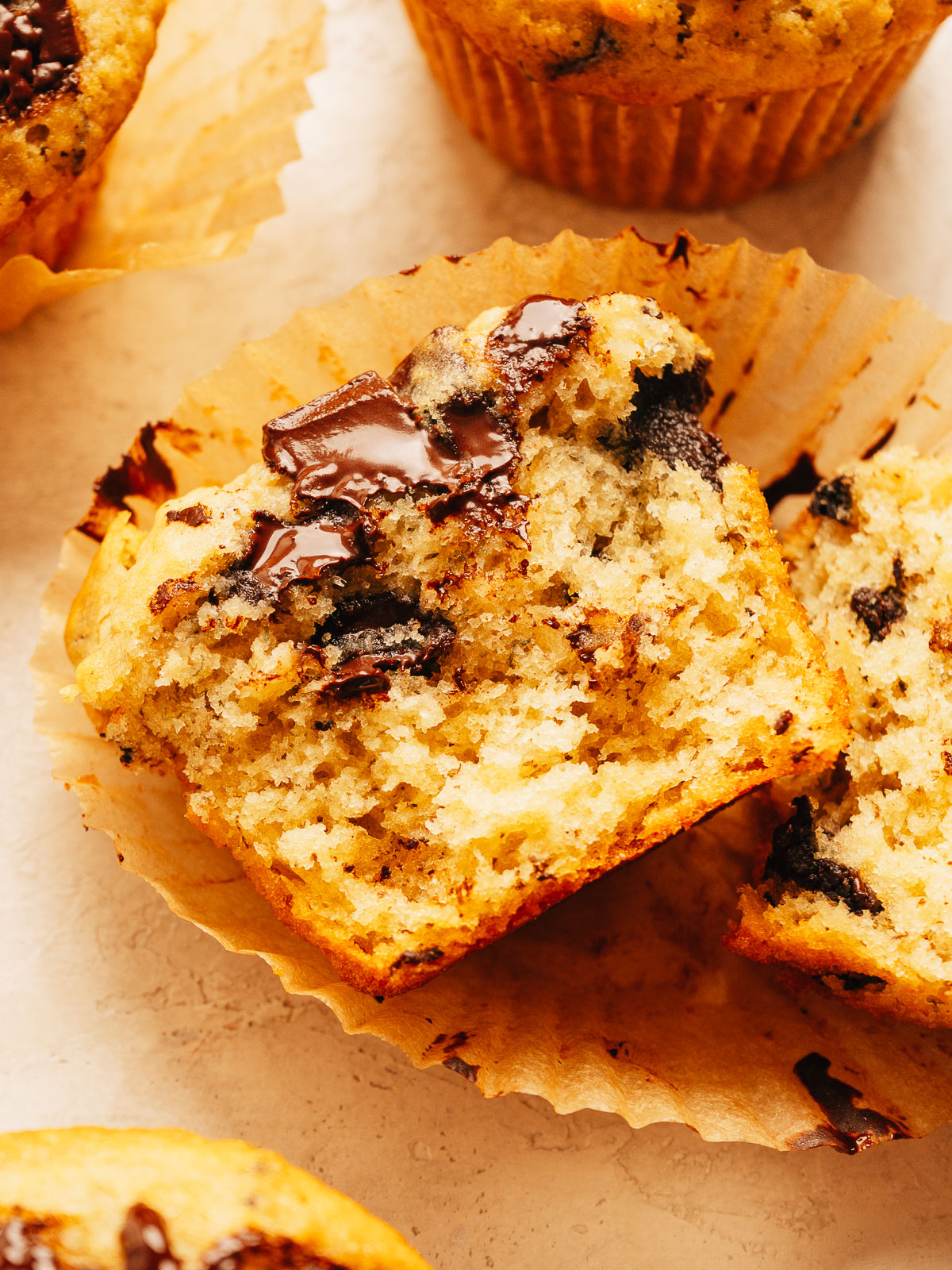 One-Bowl Banana Chocolate Chunk Muffins (Moist for Days!)-image