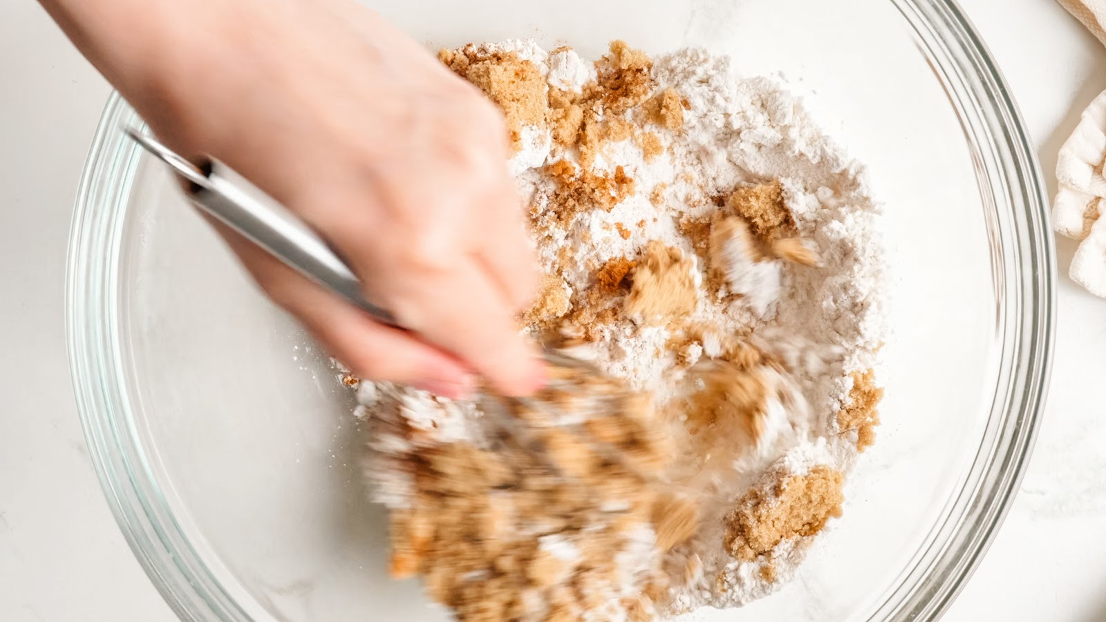 Peach crumble recipe steps.