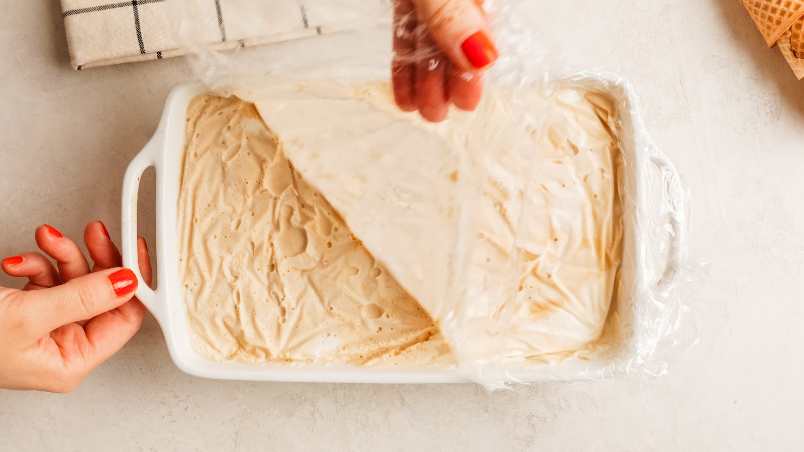 Peanut Butter Ice Cream recipe steps.